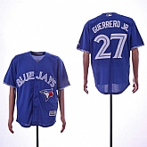 Blue Jays 27 Vladimir Guerrero Jr. Royal Cool Base Jersey Sguo,baseball caps,new era cap wholesale,wholesale hats